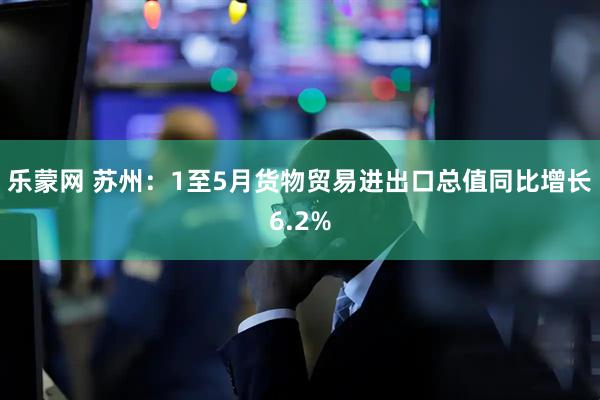 乐蒙网 苏州：1至5月货物贸易进出口总值同比增长6.2%